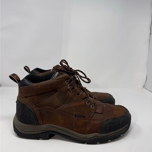ARIAT MEN'S TERRAIN H2O 5" WATERPROOF WORK BOOTS - SOFT TOE sz 11EE (WJZBKS)
